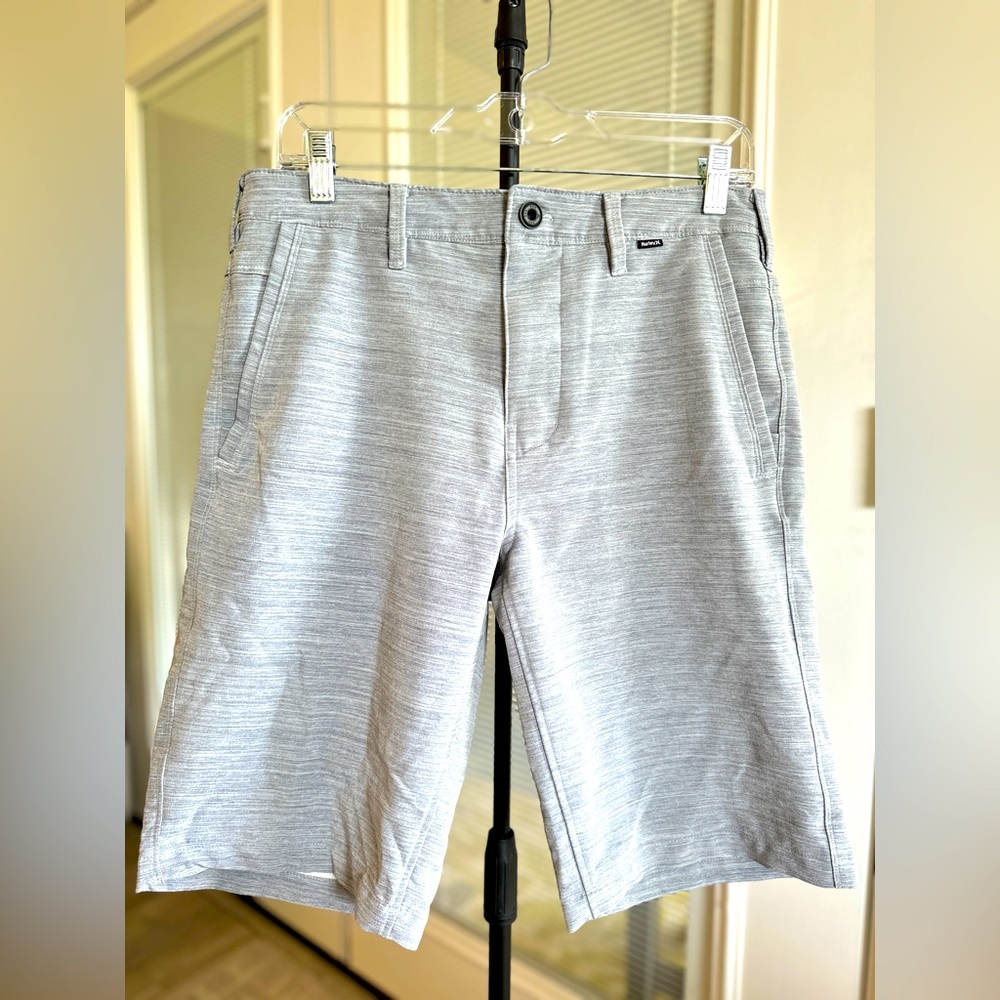Hurley Dri-Fit Shorts Mens size 29 Nike Heather Gray